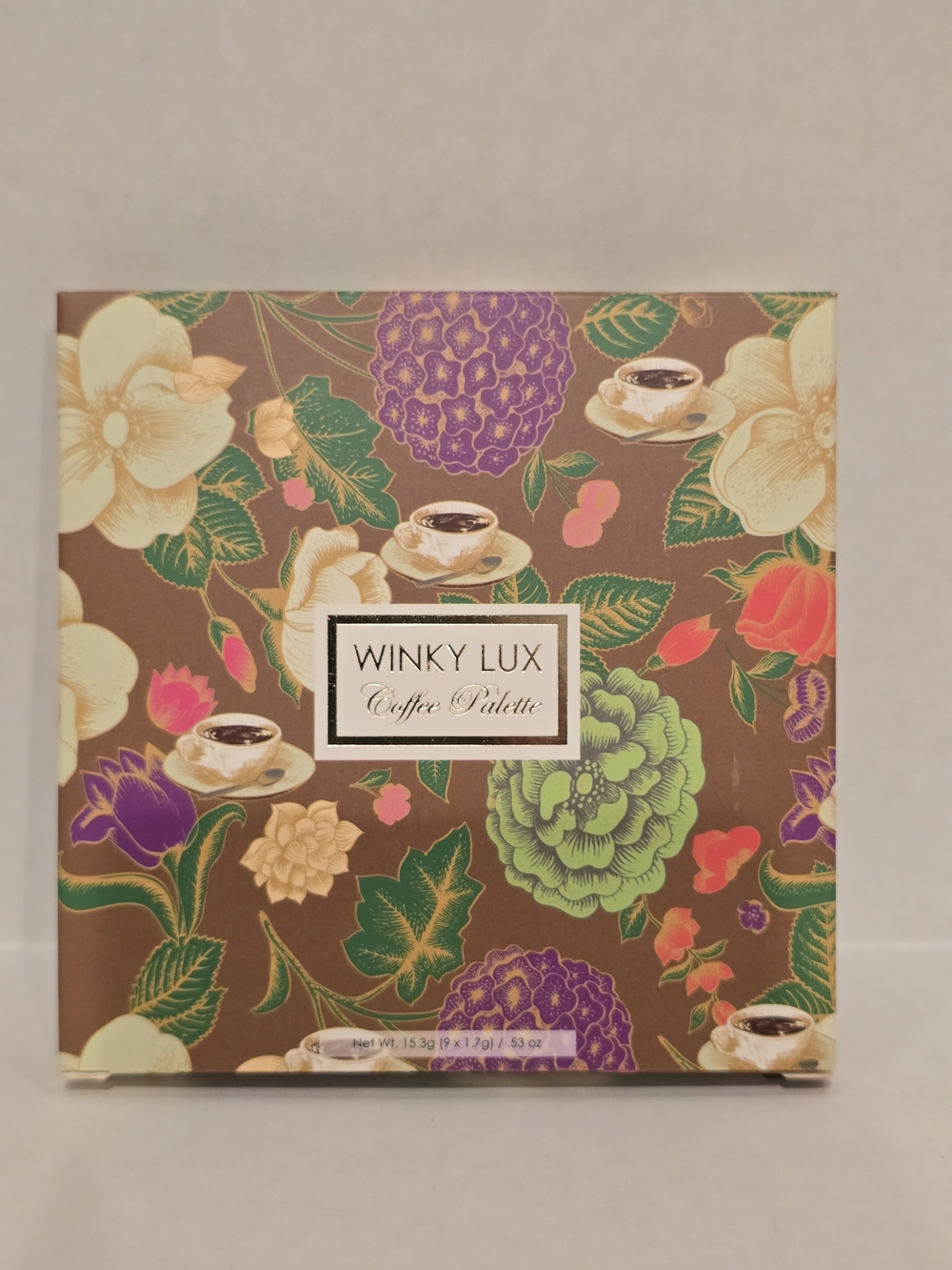 WINKY LUX Coffee Palette Neutral Eyeshadow - Brown, Gold, Pink